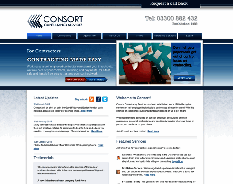 Consortconsultancy.com thumbnail