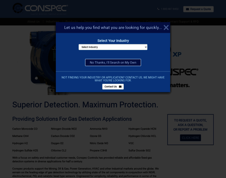 Conspec-controls.com thumbnail