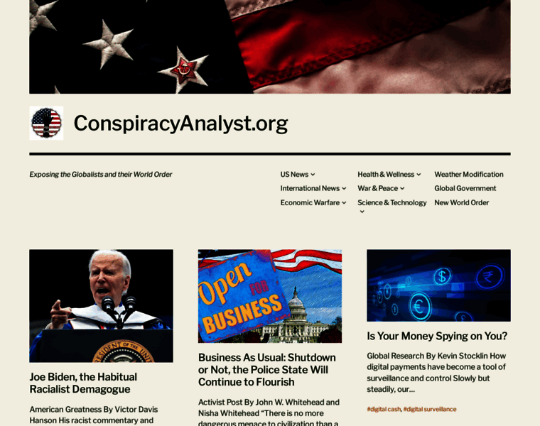 Conspiracyanalyst.org thumbnail