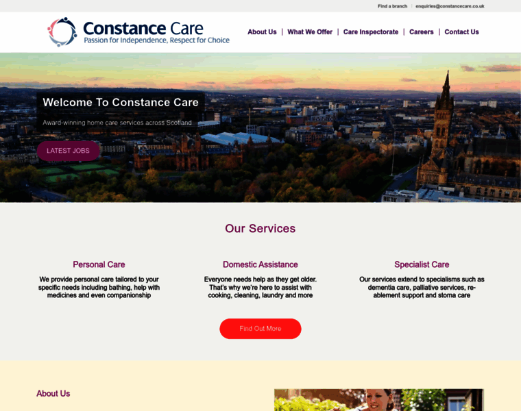 Constancecare.co.uk thumbnail