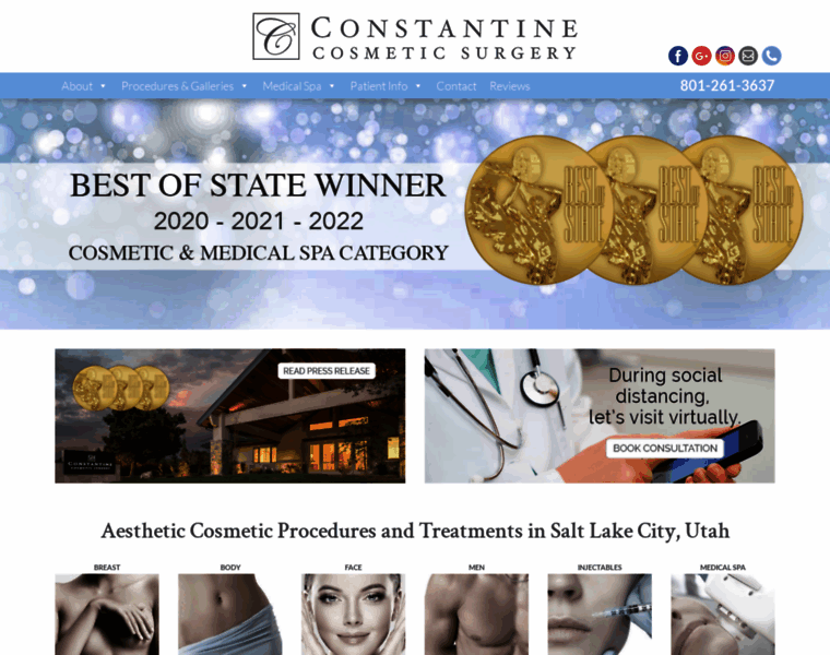Constantinecosmeticsurgery.com thumbnail