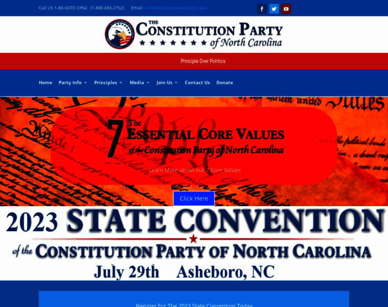 Constitutionpartync.com thumbnail