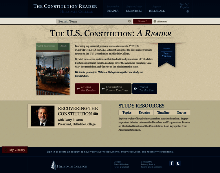 Constitutionreader.com thumbnail