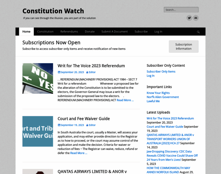 Constitutionwatch.com.au thumbnail