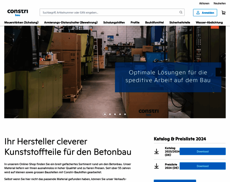 Constri-baumaterial.ch thumbnail