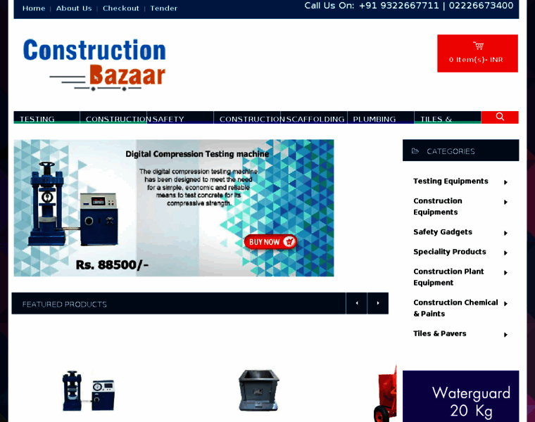 Constructionbazar.in thumbnail