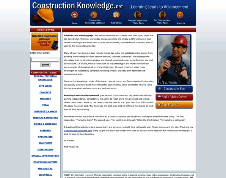 Constructionknowledge.net thumbnail