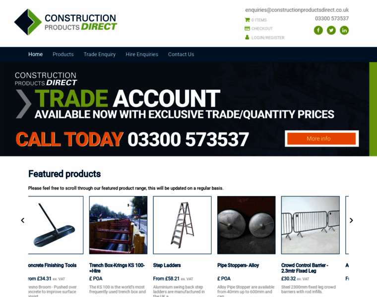 Constructionproductsdirect.co.uk thumbnail