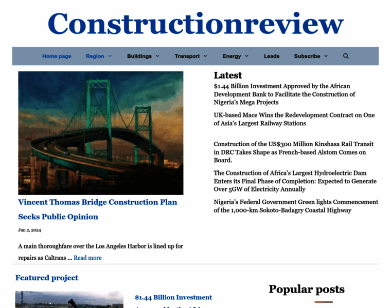 Constructionreviewonline.com thumbnail