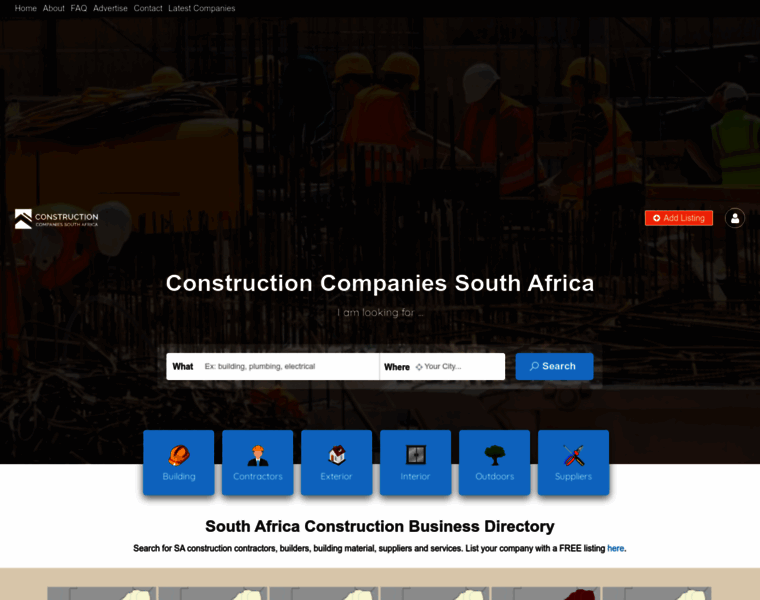 Constructionsouthafrica.co.za thumbnail