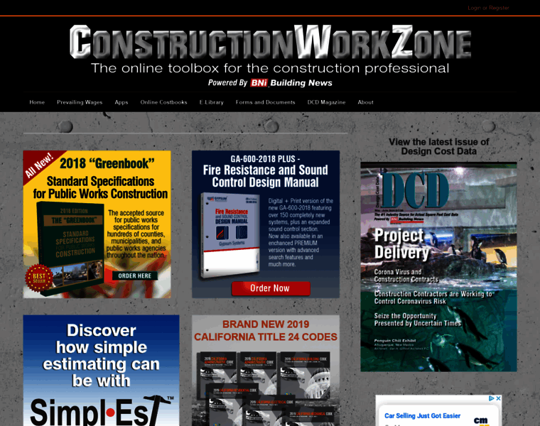 Constructionworkzone.com thumbnail