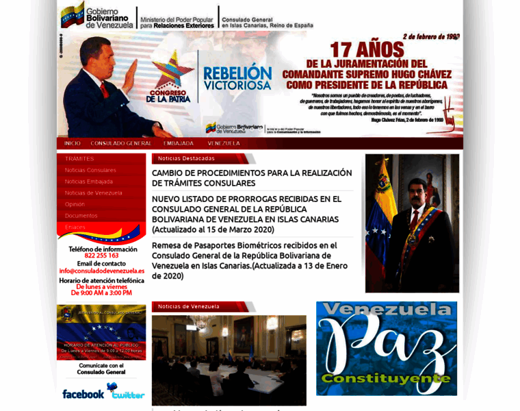Consuladodevenezuela.es thumbnail