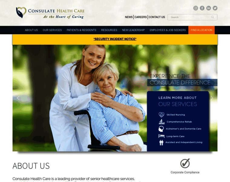 Consulatehealthcare.com thumbnail