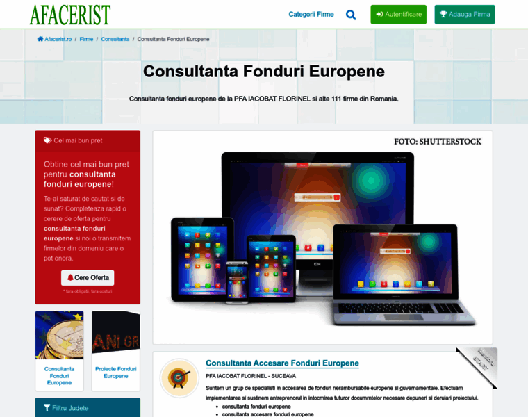 Consultanta-fonduri-europene.afacerist.ro thumbnail
