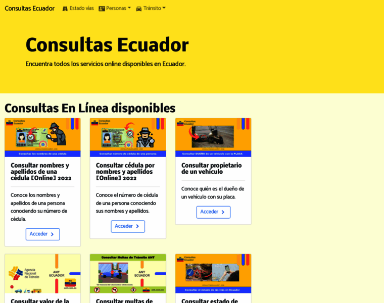 Consultasecuador.com thumbnail