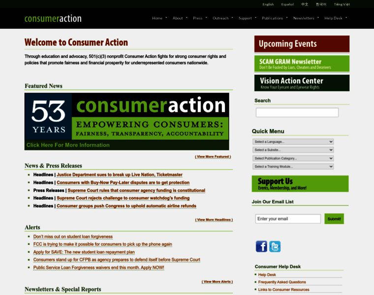 Consumer-action.org thumbnail