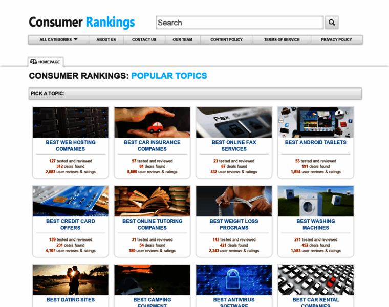 Consumer-rankings.org thumbnail