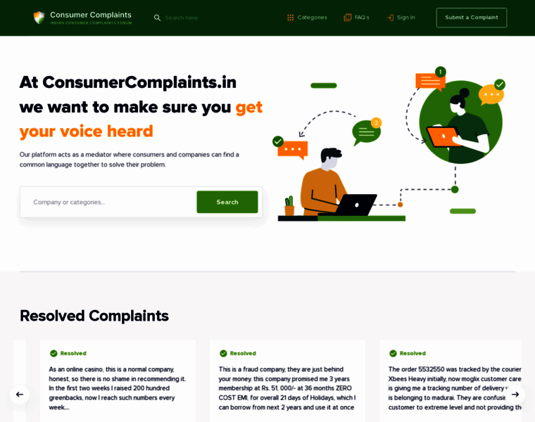 Consumercomplaints.in thumbnail