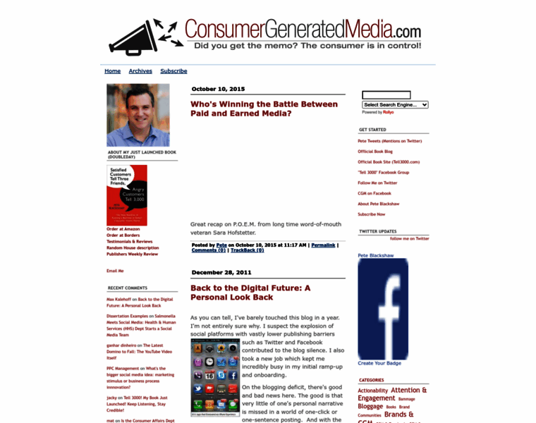 Consumergeneratedmedia.com thumbnail