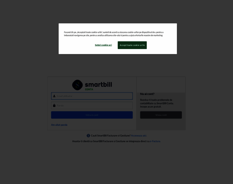 Conta.smartbill.ro thumbnail