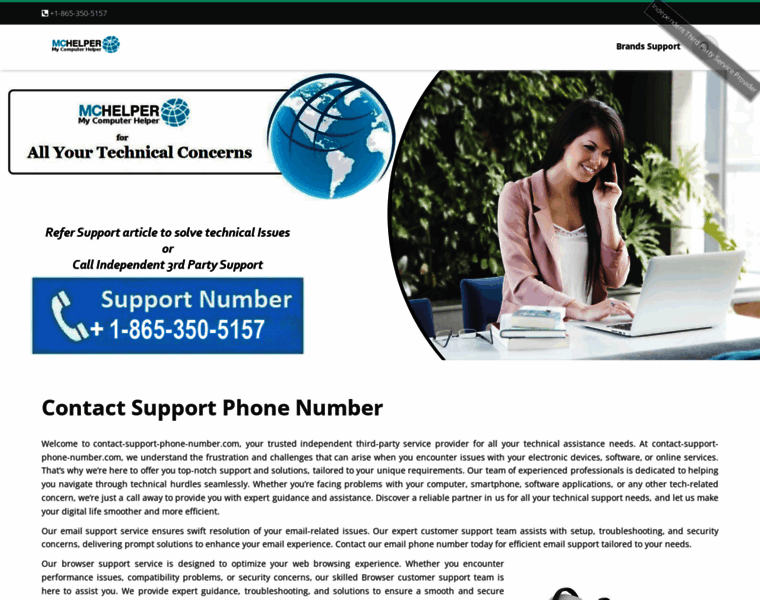 Contact-support-phone-number.com thumbnail