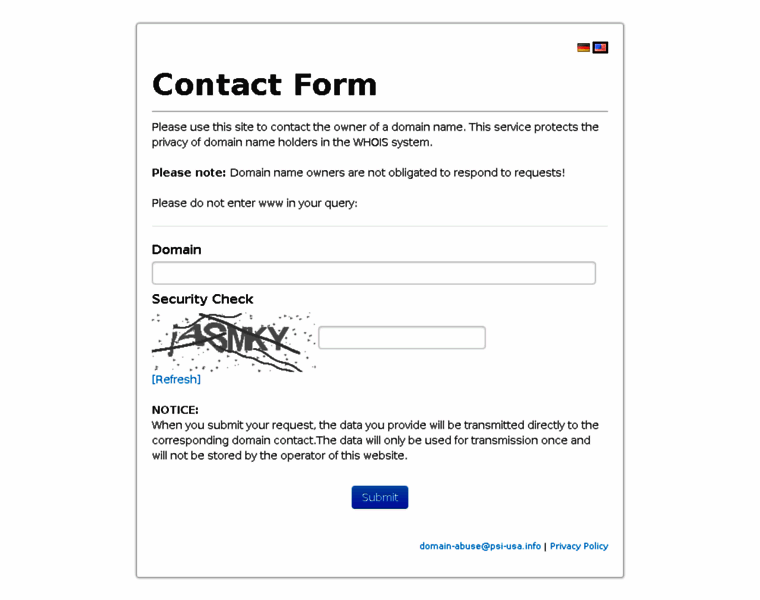Contact.domain-robot.org thumbnail