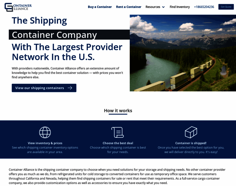 Containeralliance.com thumbnail