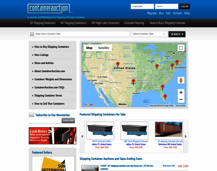Containerauction.com thumbnail