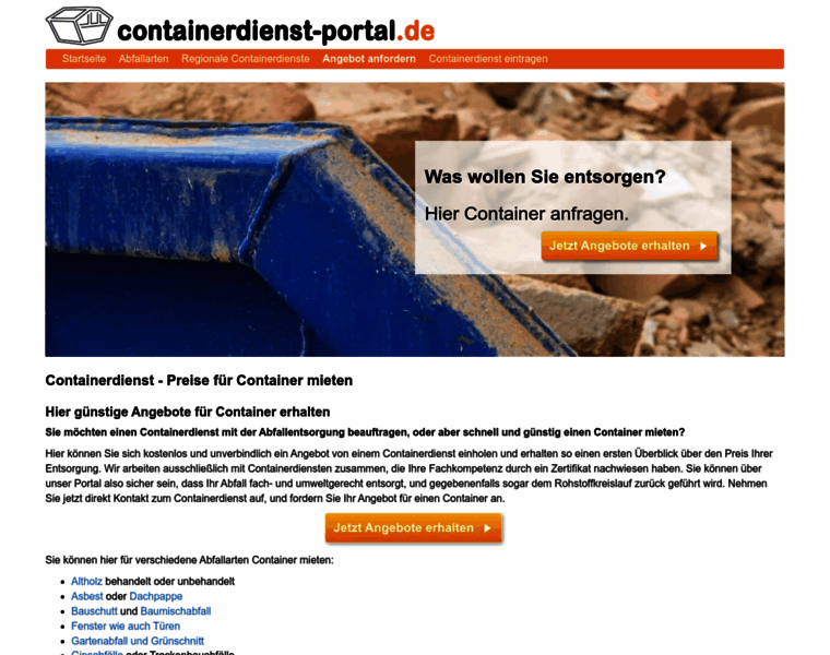 Containerdienst-portal.de thumbnail