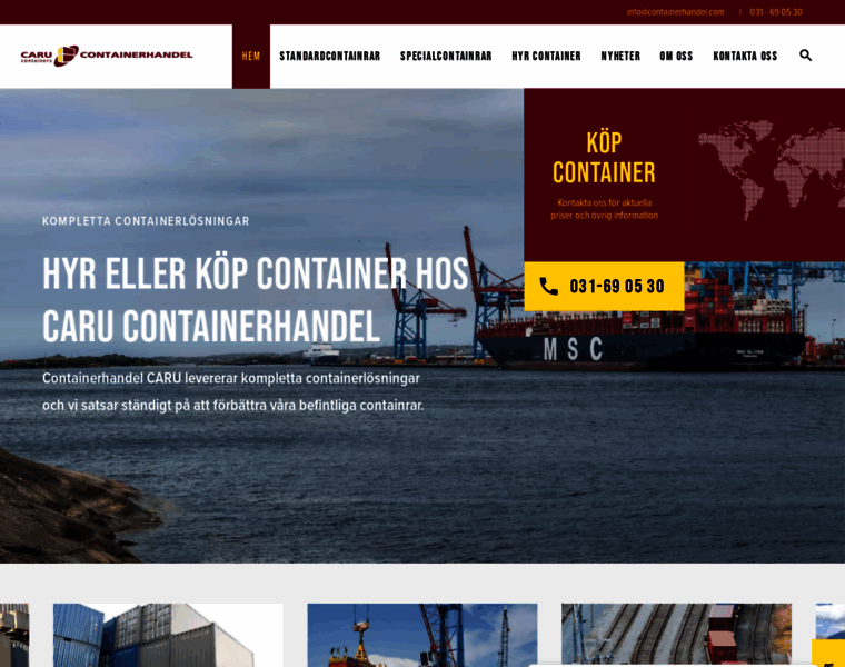 Containerhandel.com thumbnail