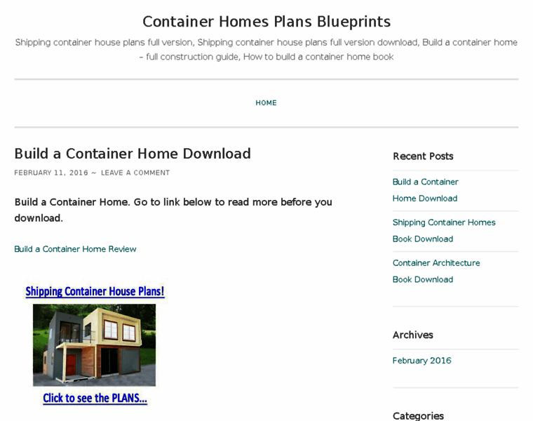 Containerhomesplansblueprints.wordpress.com thumbnail