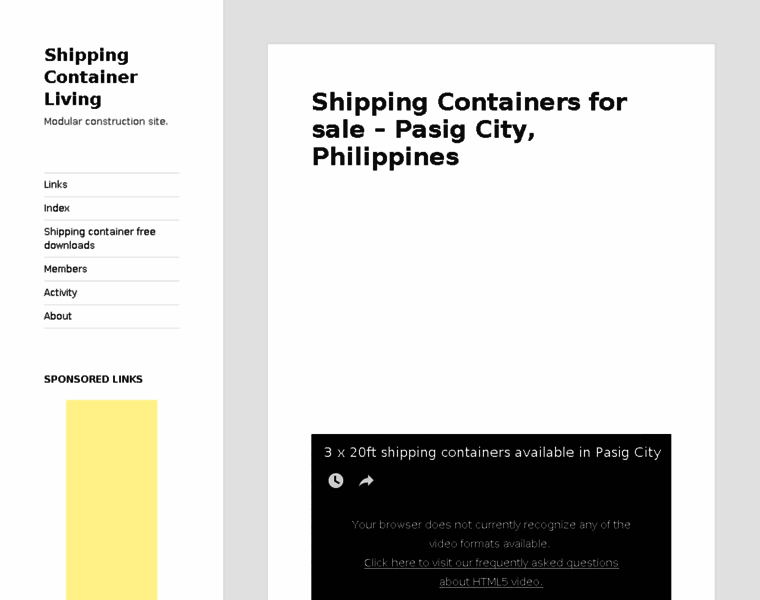 Containerliving.net thumbnail
