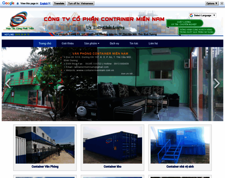 Containermiennam.com.vn thumbnail