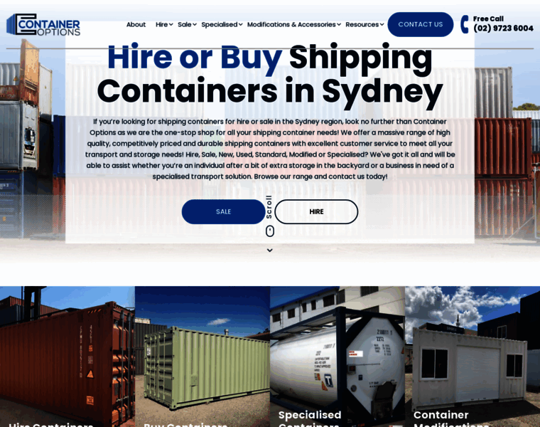 Containeroptions.com.au thumbnail