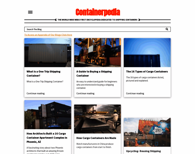 Containerpedia.com thumbnail