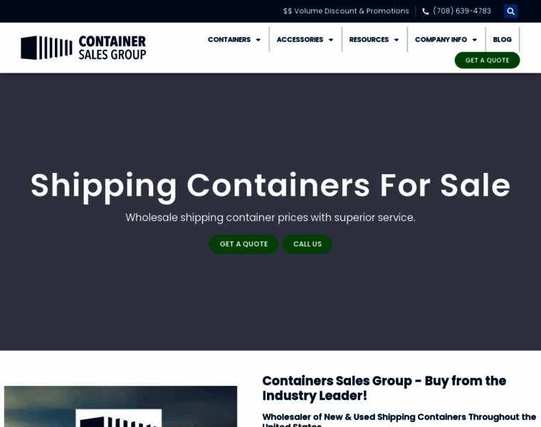 Containersalesgroup.com thumbnail