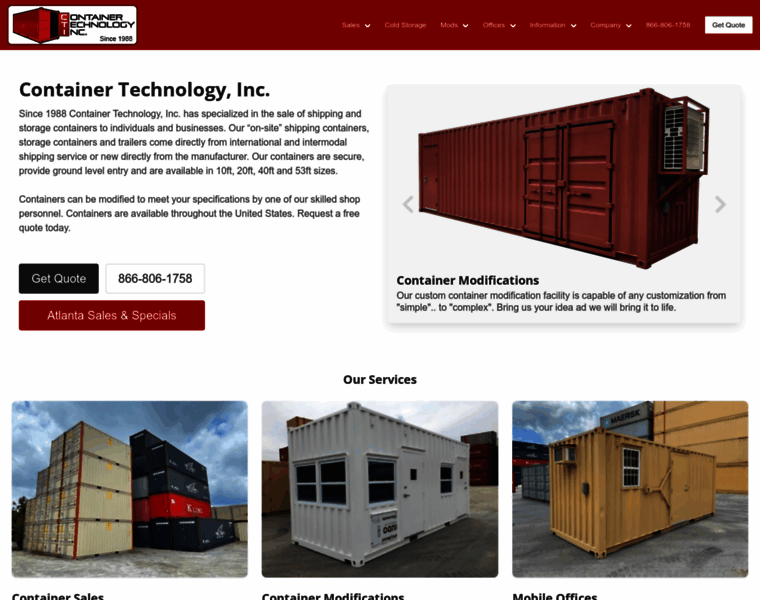 Containertech.com thumbnail