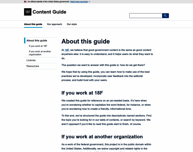 Content-guide.18f.gov thumbnail