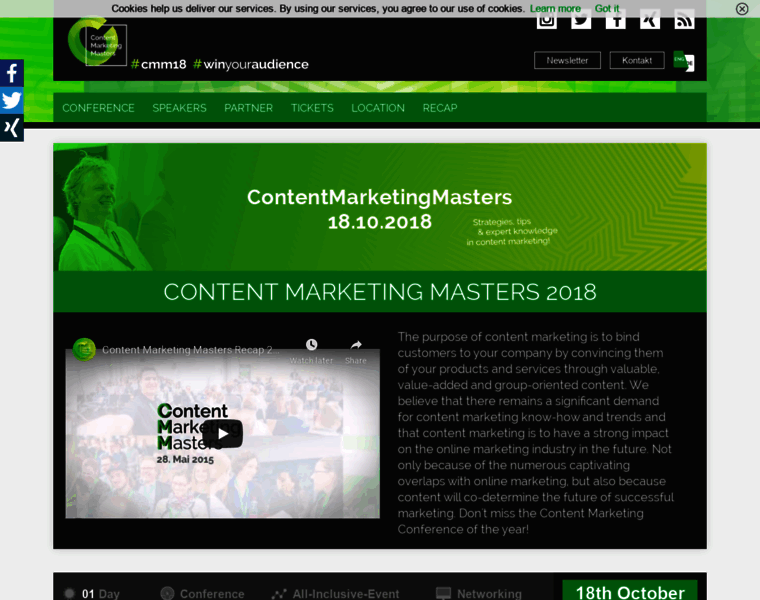 Contentmarketingmasters.de thumbnail