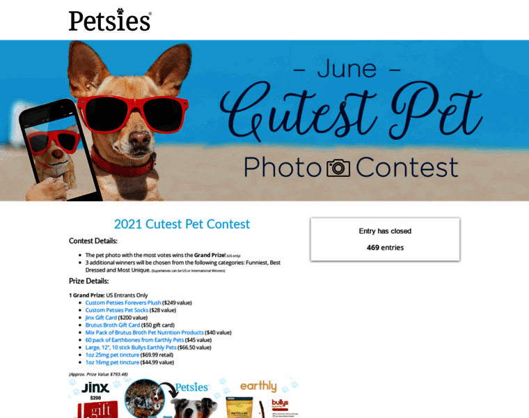 Contest.mypetsies.com thumbnail