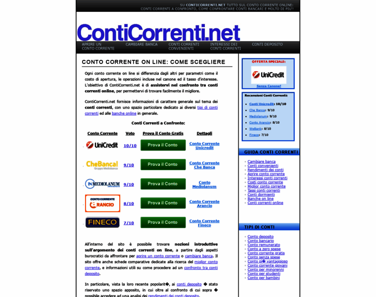 Conticorrenti.net thumbnail