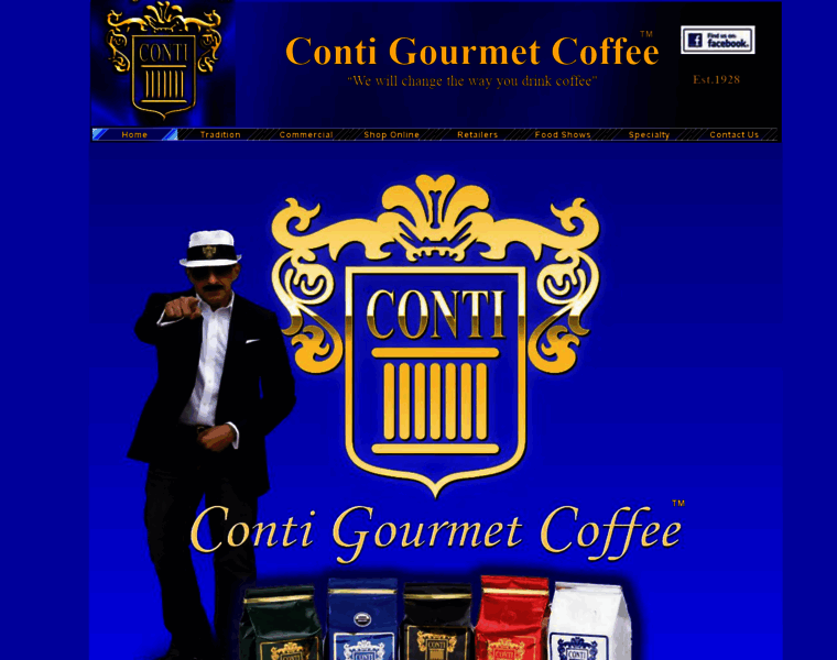 Contigourmetcoffee.com thumbnail