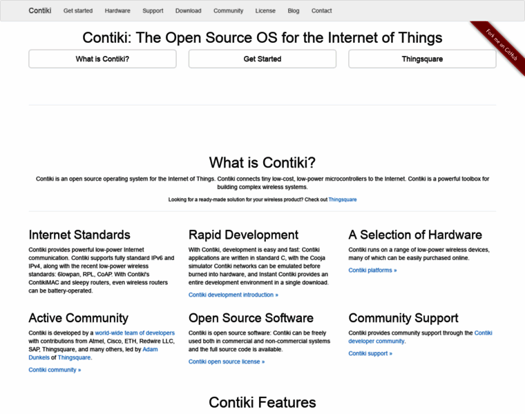 Contiki-os.org thumbnail