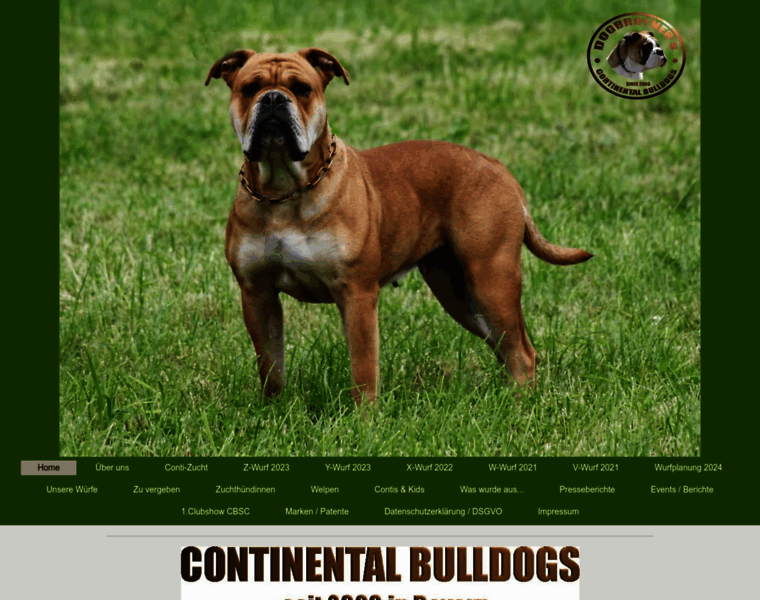 Continentalbulldog.com thumbnail