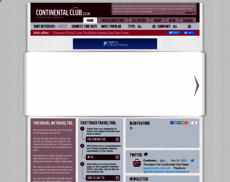 Continentalclub.co.uk thumbnail