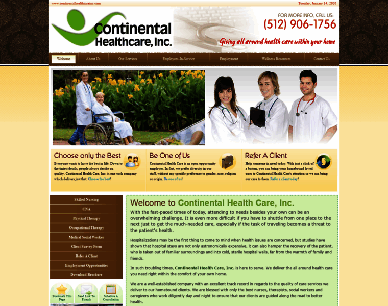 Continentalhealthcareinc.com thumbnail