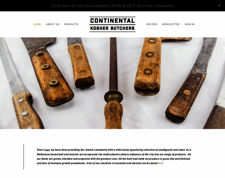 Continentalkosherbutchers.com.au thumbnail