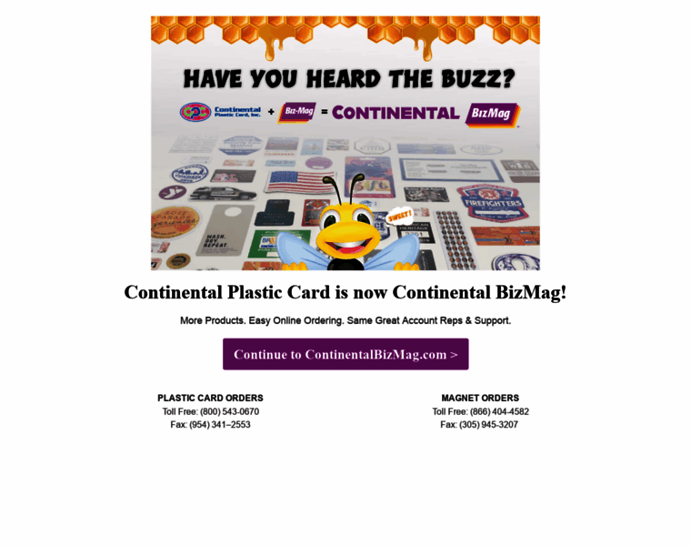Continentalplasticcard.com thumbnail
