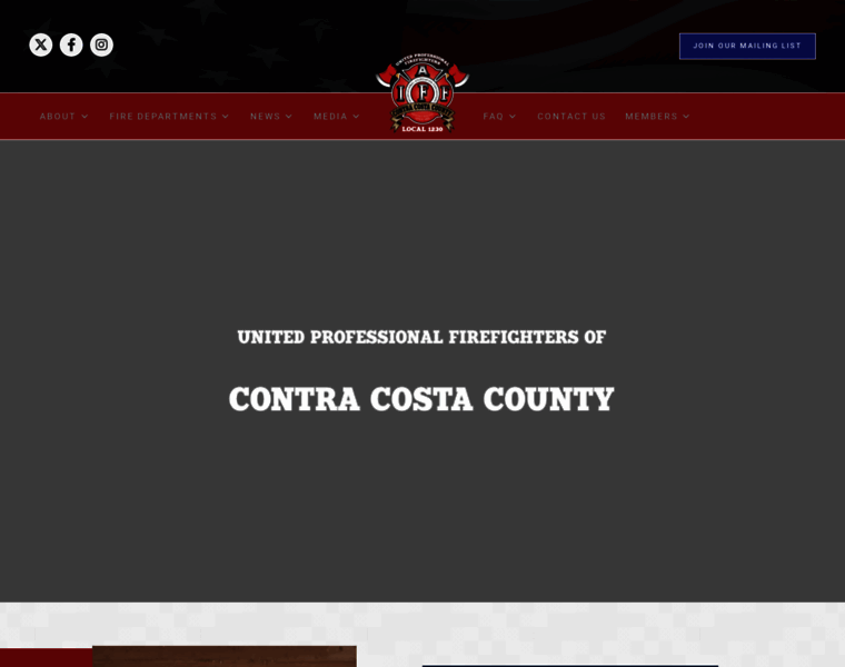 Contracostafirefighters.org thumbnail
