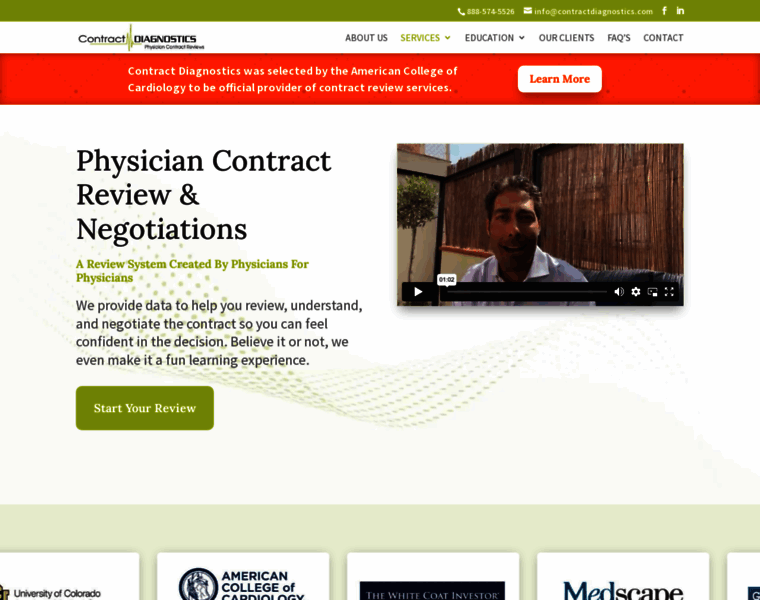 Contractdiagnostics.com thumbnail